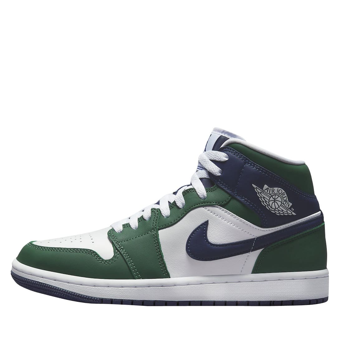 Jordan 1 Mid Mixes Navy and Green Main image