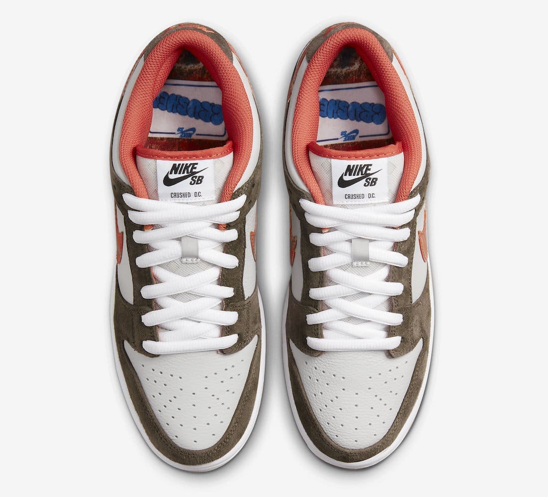 Crushed D.C. x Nike SB Dunk Low Golden Hour