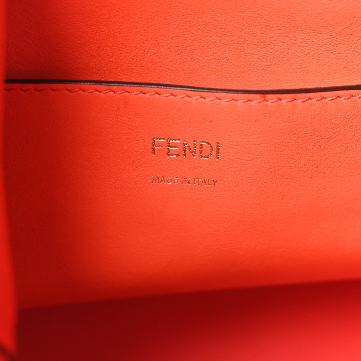 Vitello Grace F is Fendi Stamp Patch Perforated Small Mon Tresor Bucket Bag Nocciola