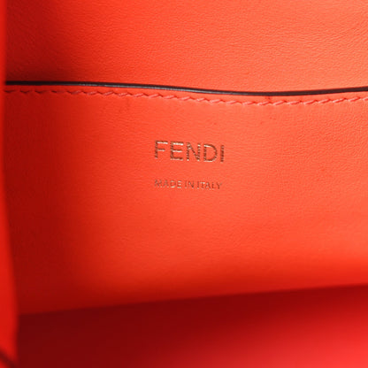 Vitello Grace F is Fendi Stamp Patch Perforated Small Mon Tresor Bucket Bag Nocciola