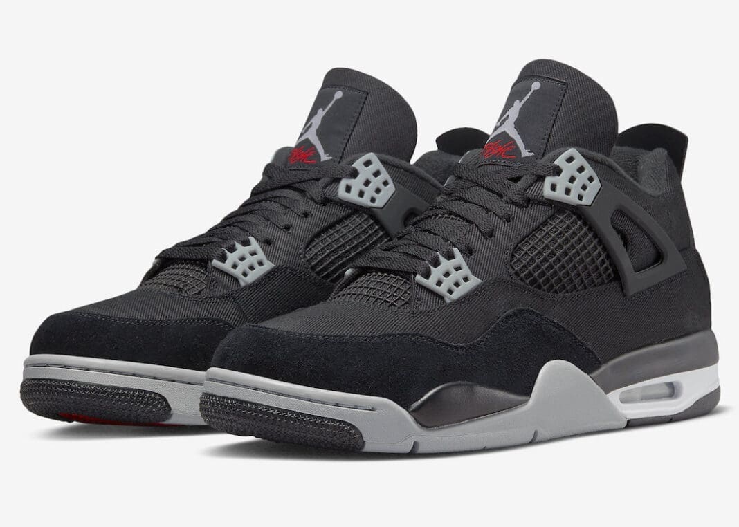 Jordan 4 Retro SE Black Canvas