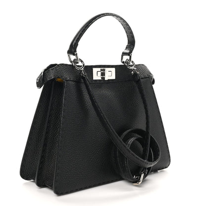 Cuoio Romano Selleria Chamois Medium Peekaboo I SEE U Satchel Black Camel Sunflower