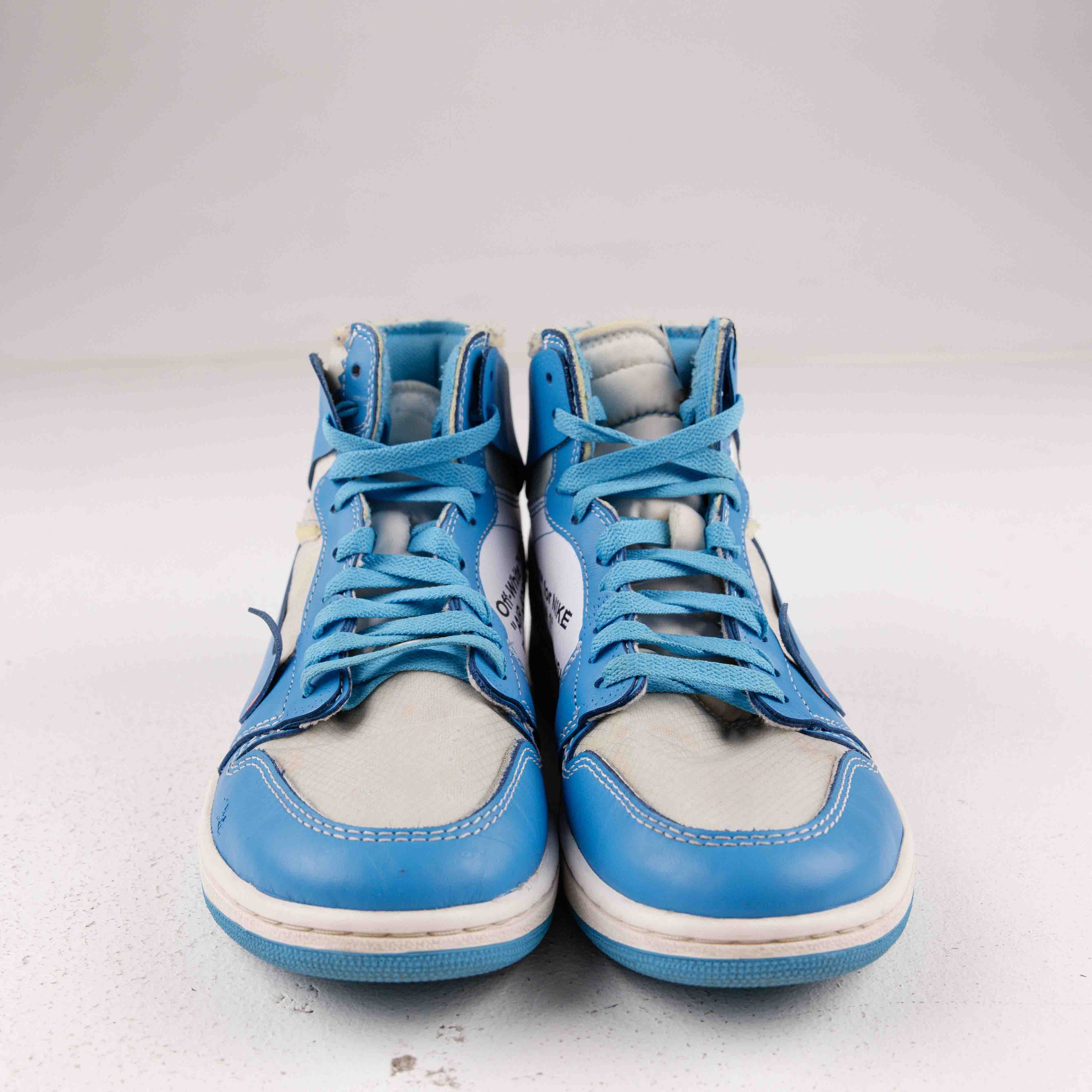 Jordan 1 Retro High Off-White University Blue -  Used - 4210