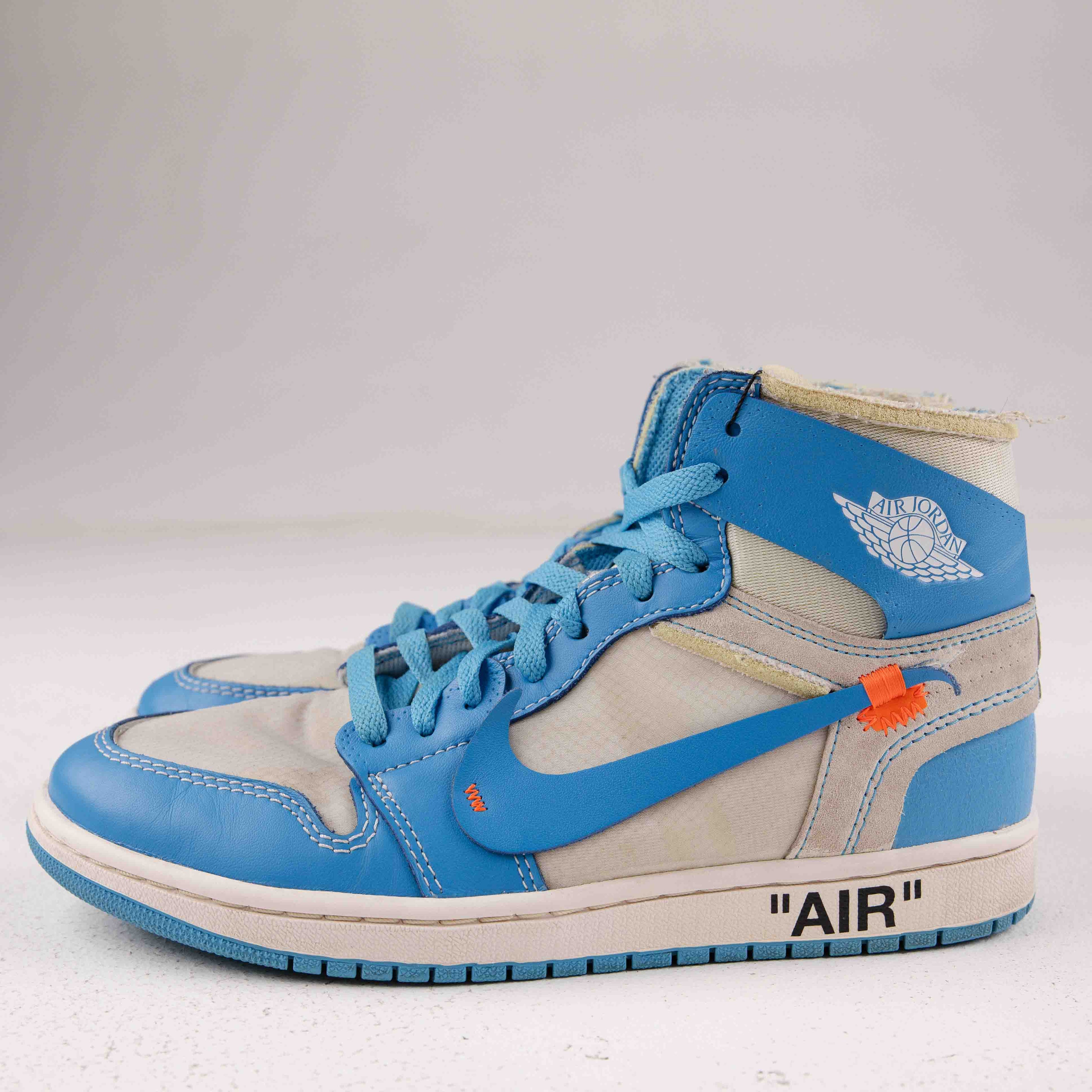 Jordan 1 Retro High Off-White University Blue -  Used - 4210