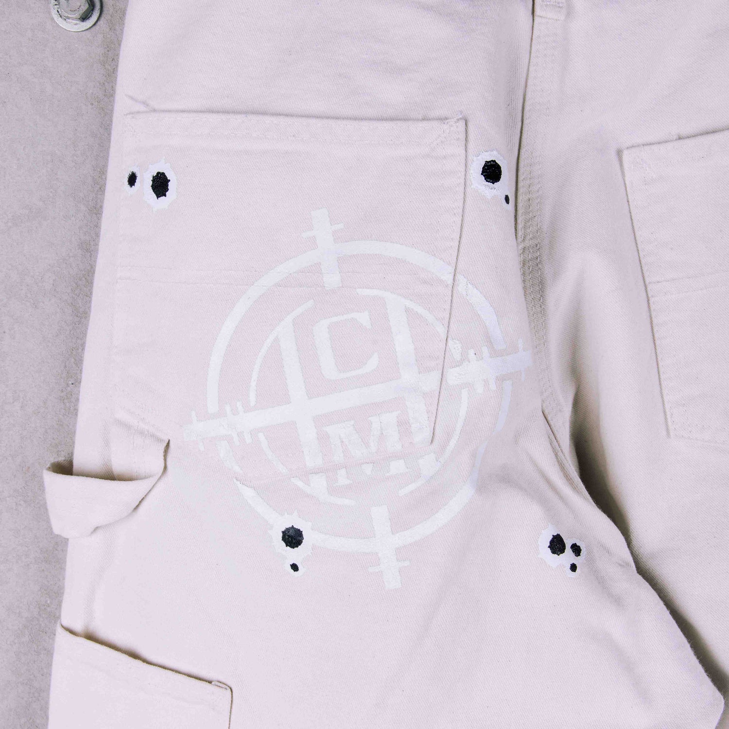 Common Hype 4ever Rework White Caprenter Pant (F50)