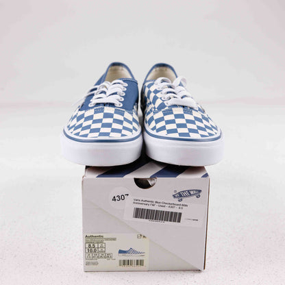 Vans Authentic Blue Checkerboard 60th Anniversary F&amp;F - Used - 4307