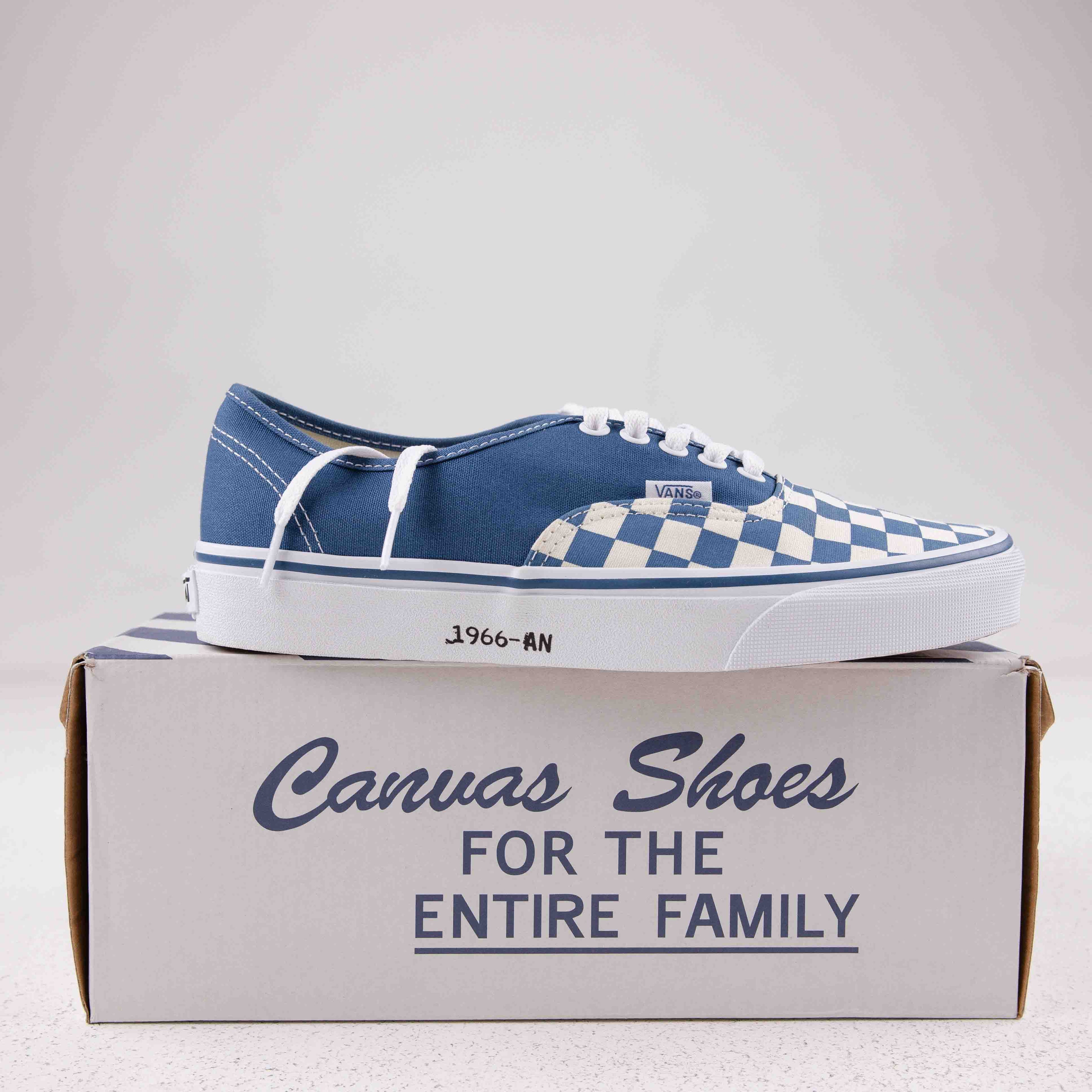 Vans Authentic Blue Checkerboard 60th Anniversary F&amp;F - Used - 4307