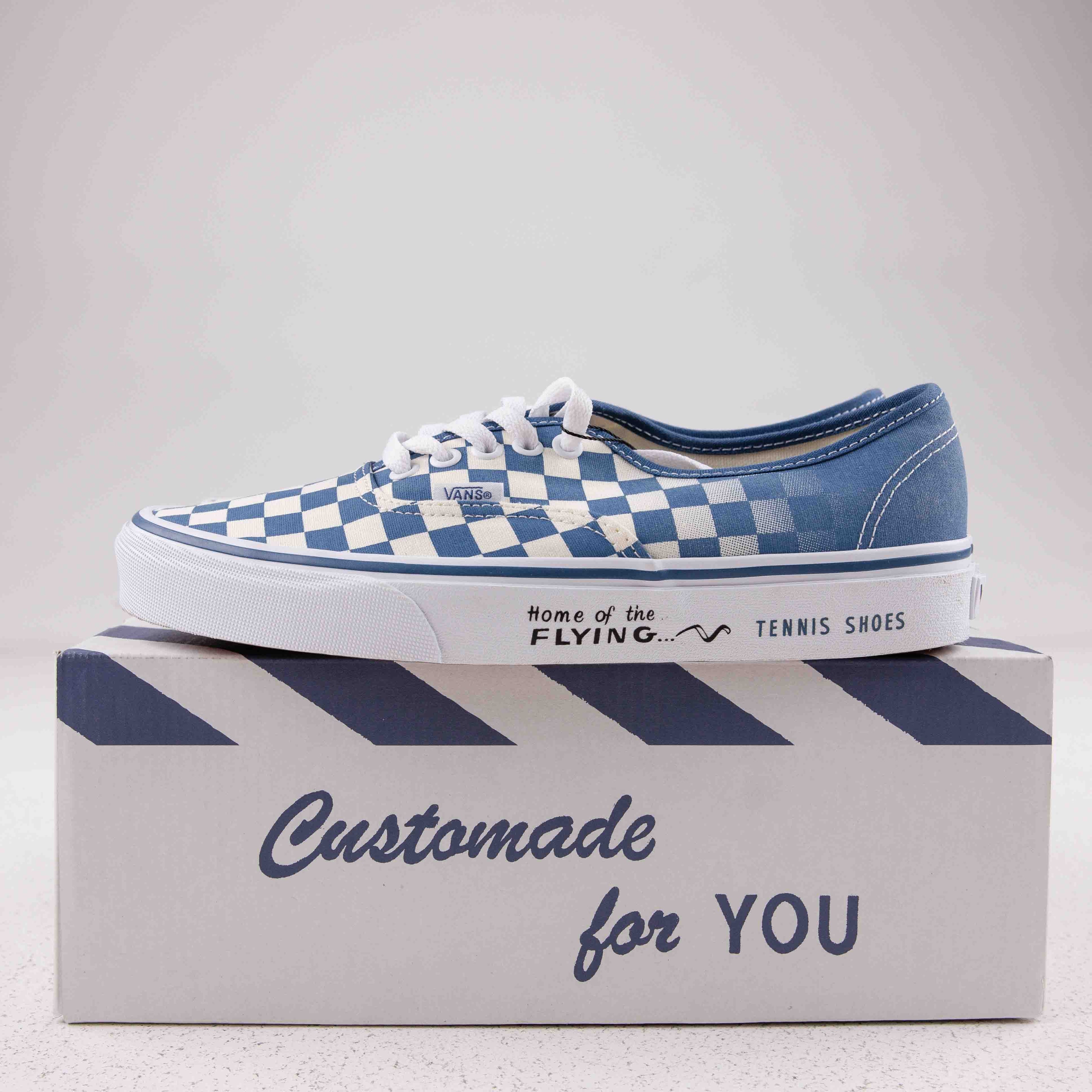 Vans Authentic Blue Checkerboard 60th Anniversary F&amp;F - Used - 4307