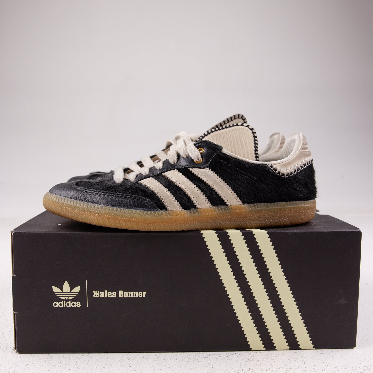 adidas Samba Pony Tonal Wales Bonner Core Black - Used - 1697