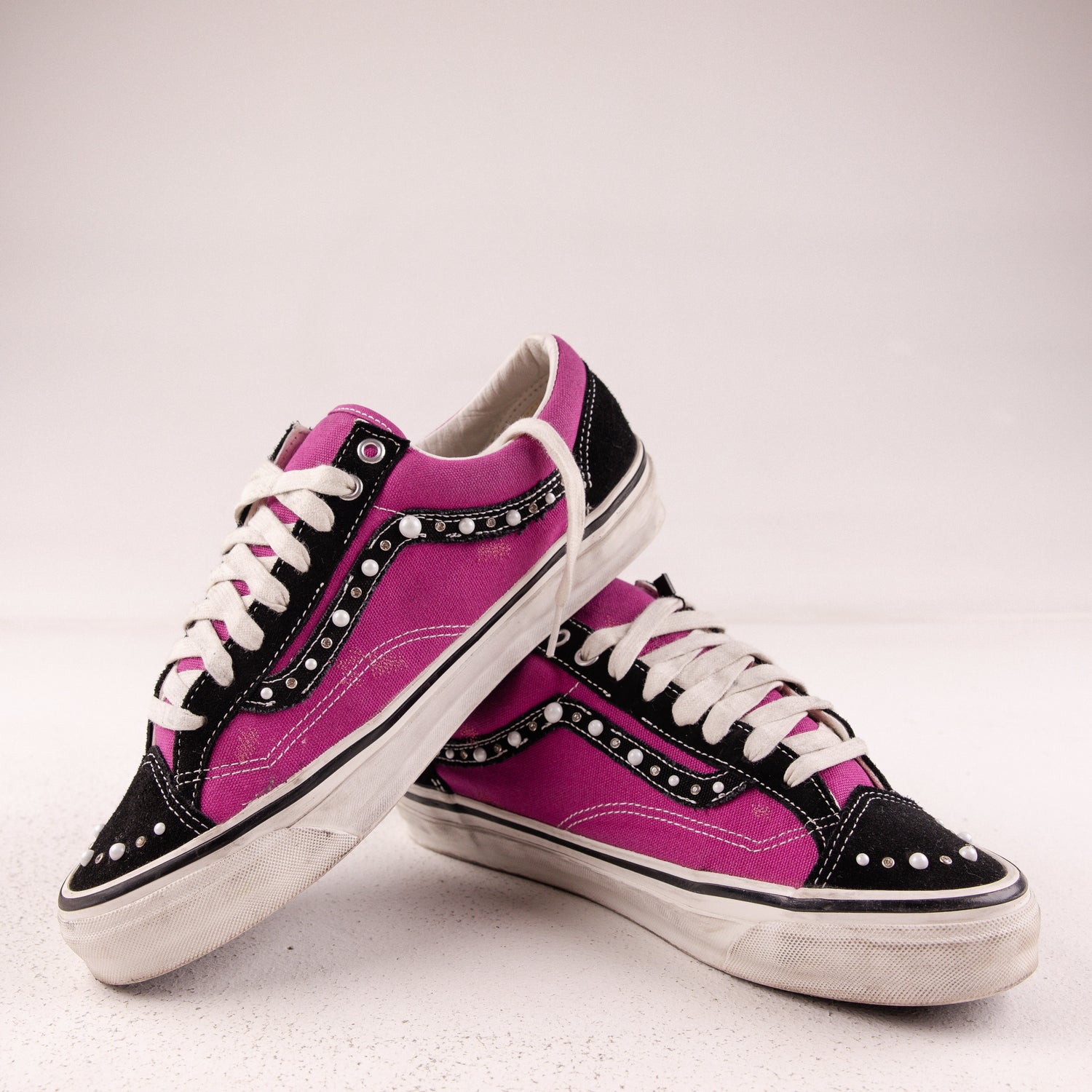 Vans OTW Old Skool 36 Pearlized Pack Pink Black - Used - 3735