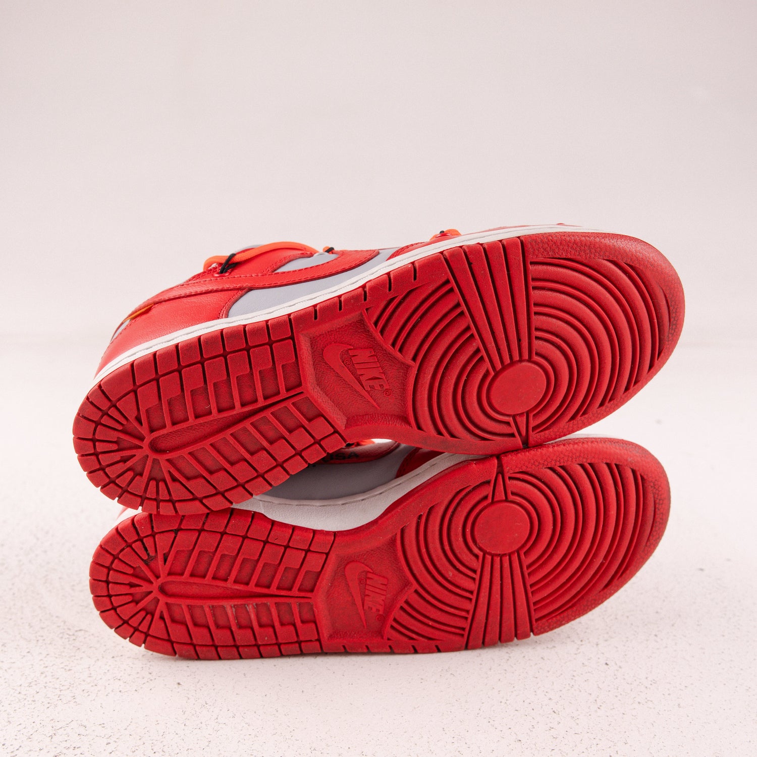 Nike Dunk Low Off-White University Red - Used - 4366