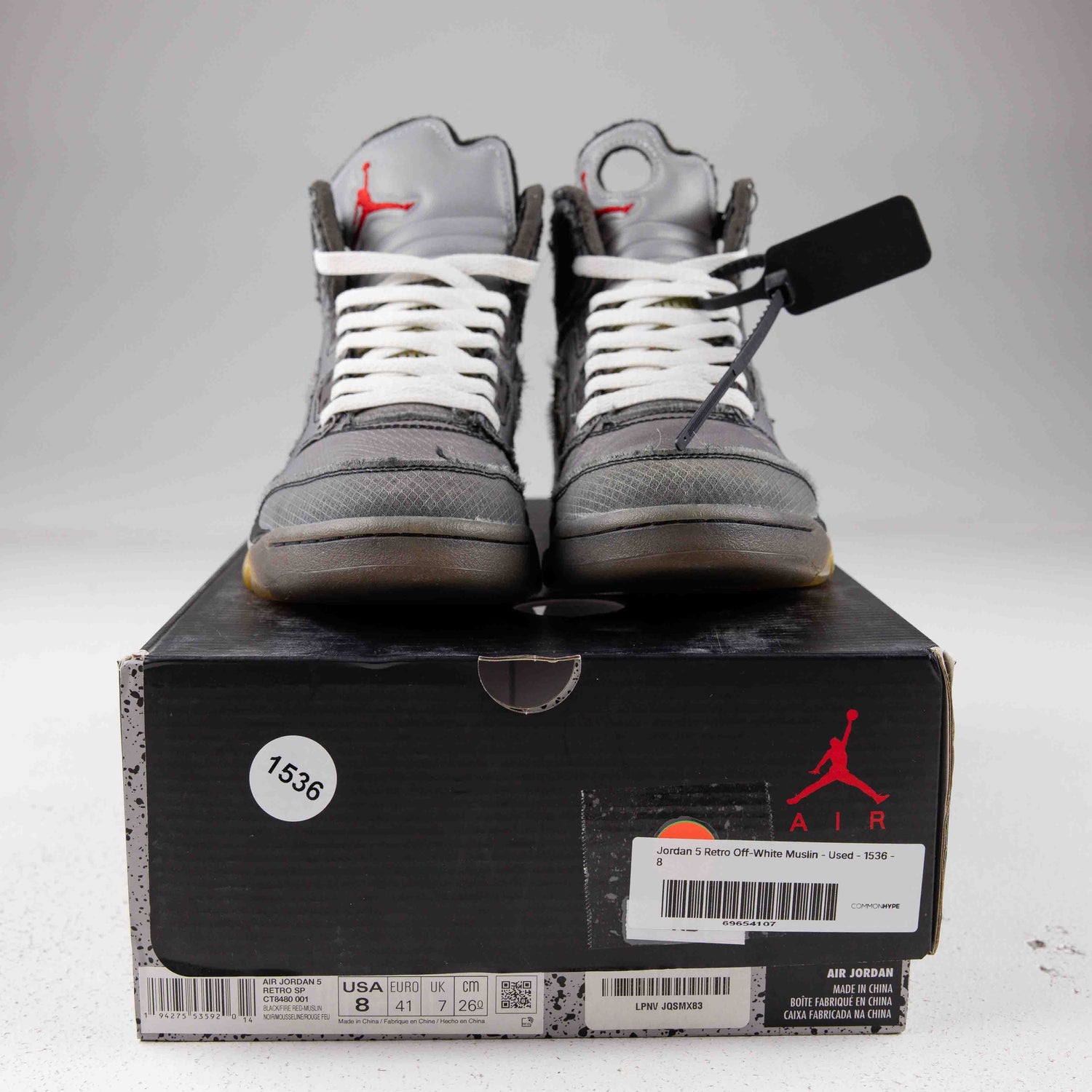 Jordan 5 Retro Off-White Muslin - Used - 1536