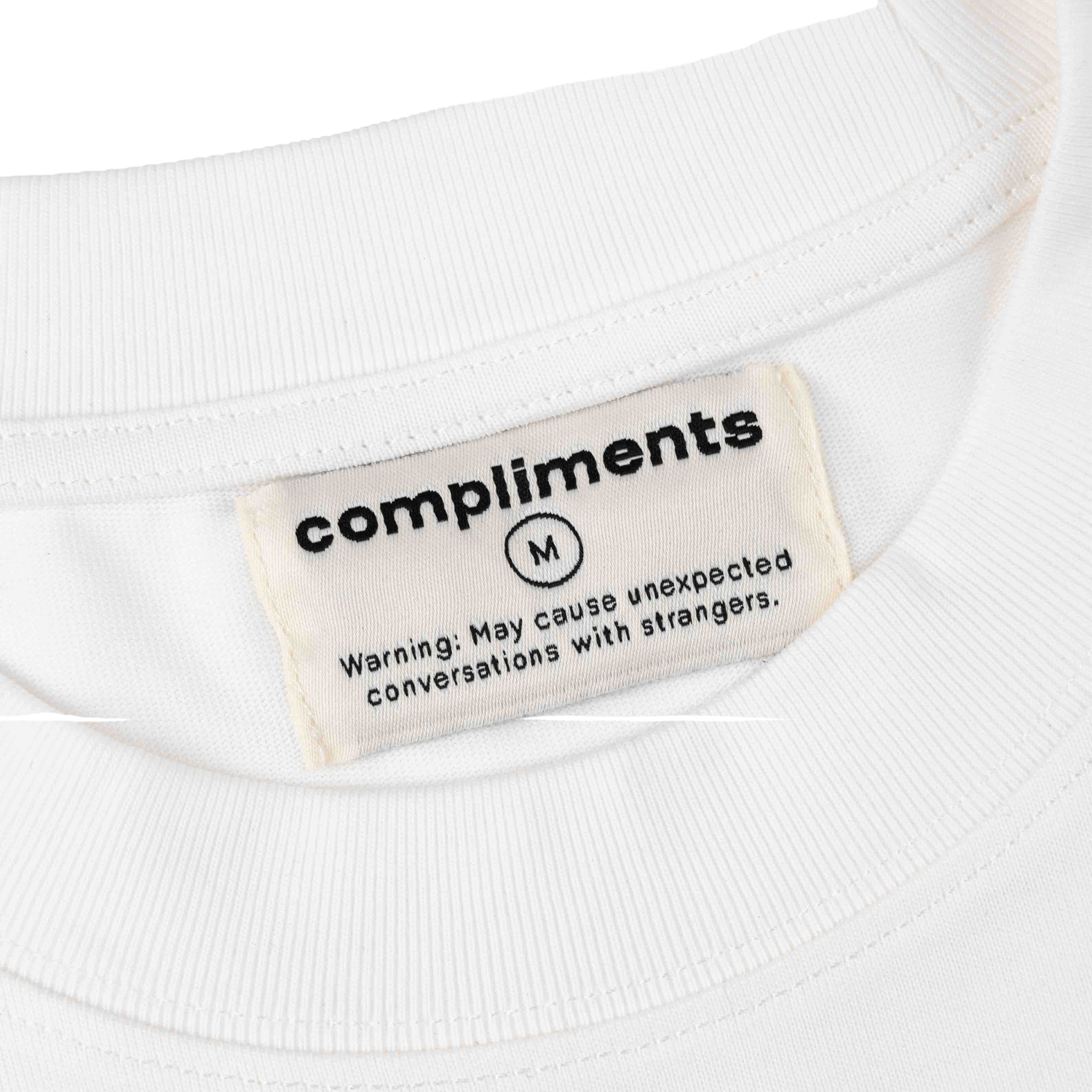 Compliments Drive There Together White Vintage Shirt