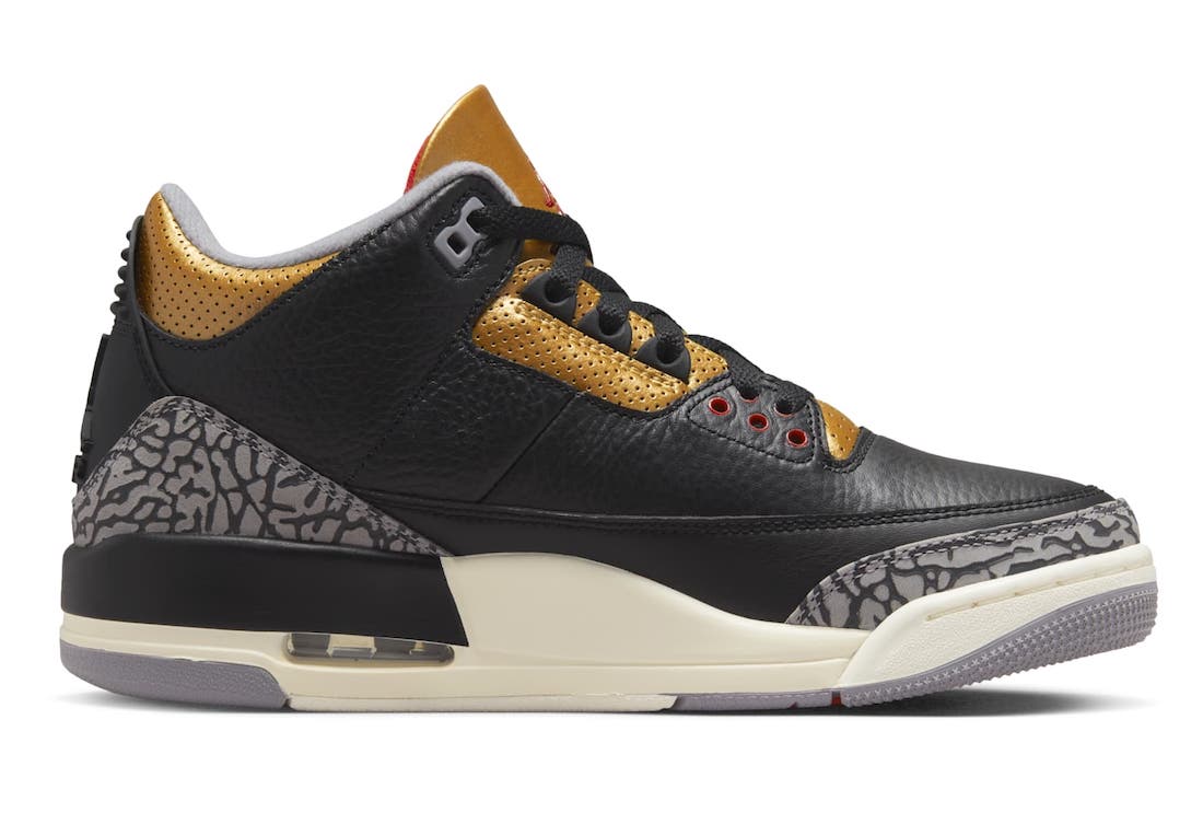 Jordan 3 Black Gold Secondary image