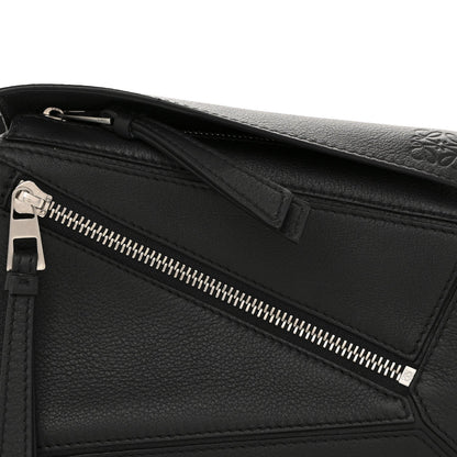 Calfskin Mini Puzzle Bumbag Black