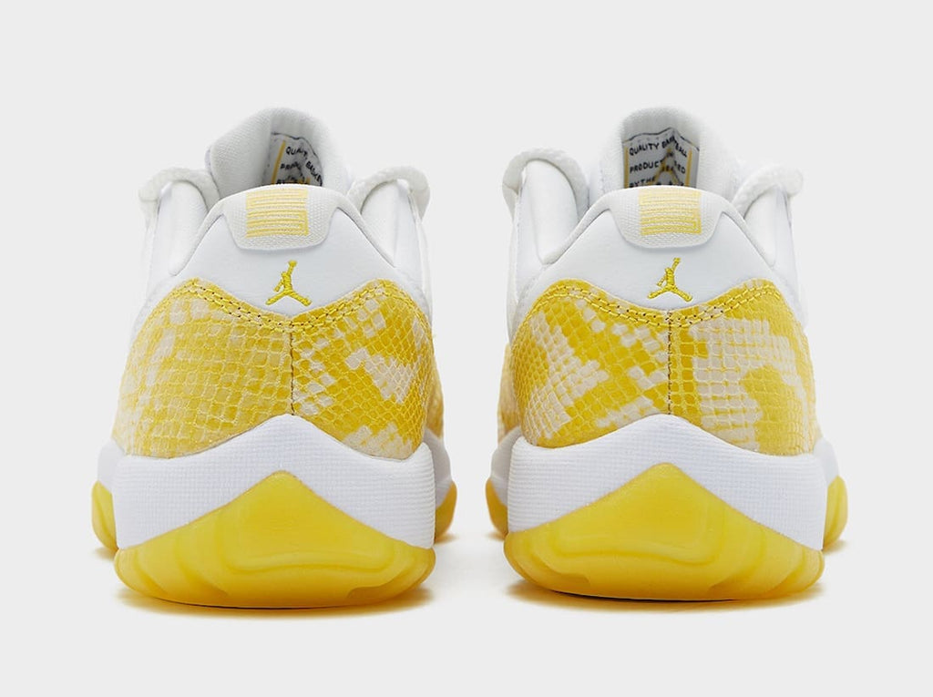 Jordan 11 Low Yellow Snakeskin