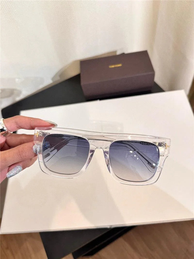 TOM FORD FAUSTO TF0711 Rectangular Sunglasses ✨