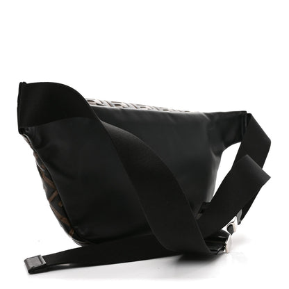 Vitello Century Bi-Color FF 1974 Embossed Belt Bag Maya Black