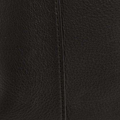 Grained Calfskin Terrasse Bag  Dark Brown