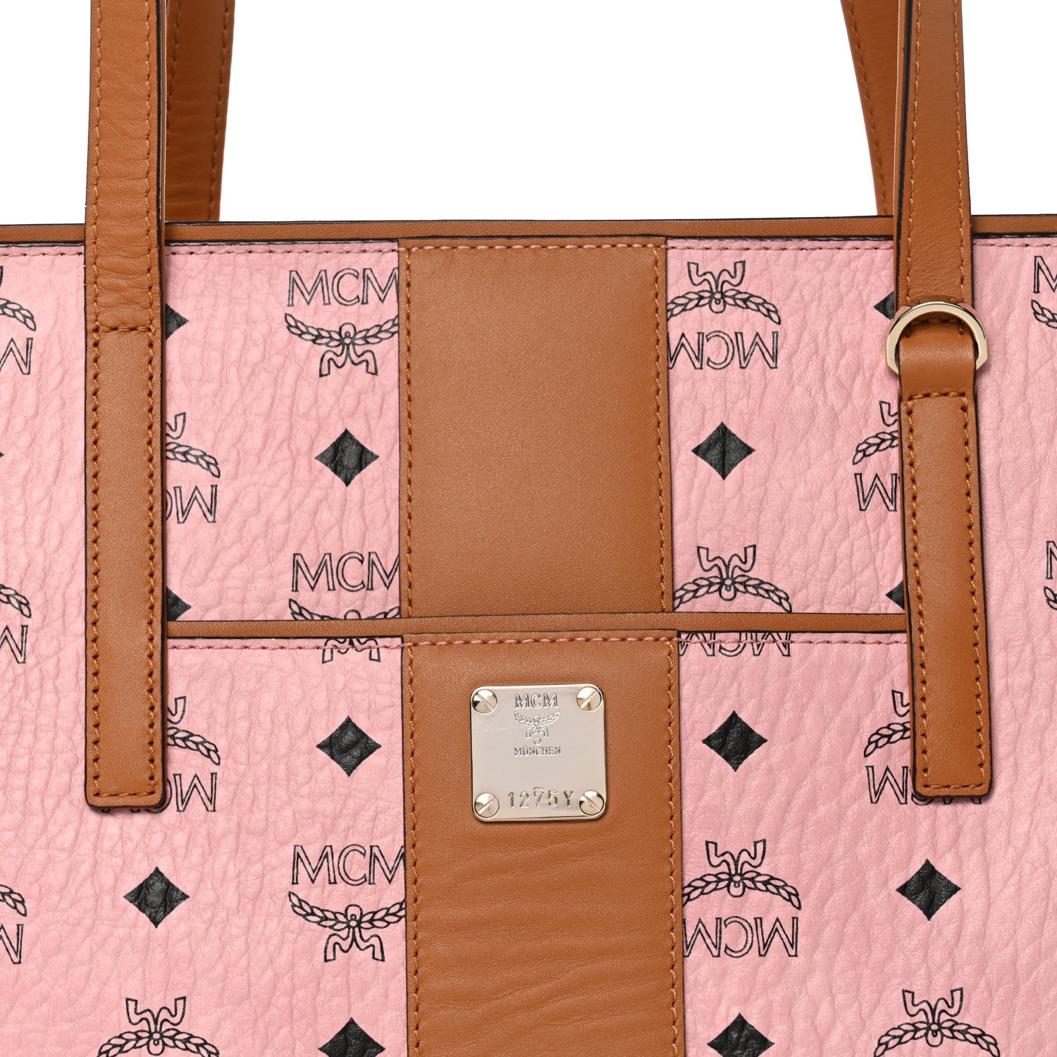 Visetos Medium Anya Zip Top Shopper Tote Soft Pink