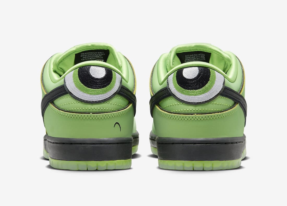 The Powerpuff Girls X Nike Sb Dunk Low Buttercup