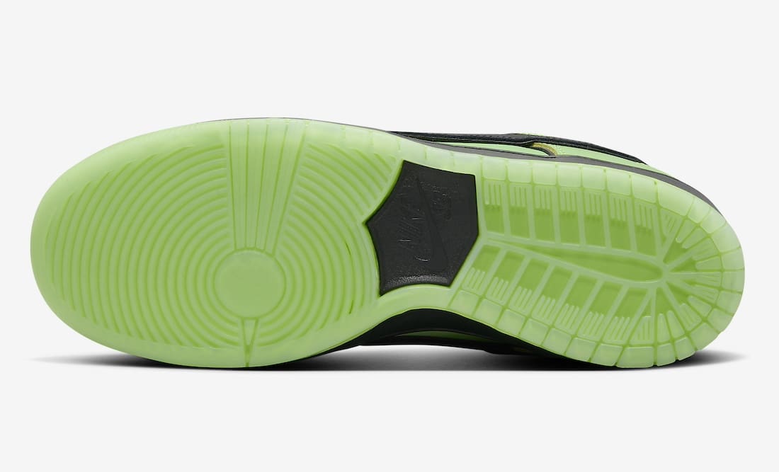 The Powerpuff Girls X Nike Sb Dunk Low Buttercup