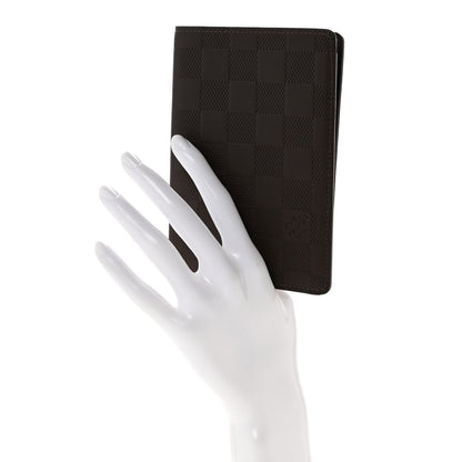 Damier Infini Passport Cover Meteor