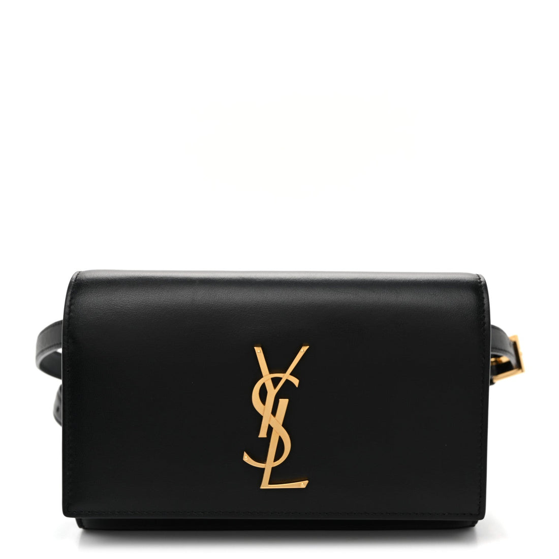Smooth Calfskin Monogram Kate Belt Bag Black