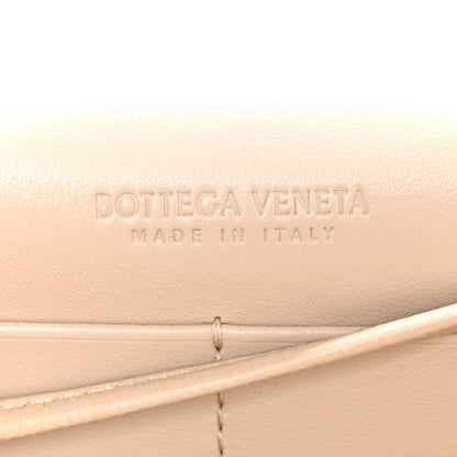Nappa Intrecciato Andiamo Pouch On Strap Ecru