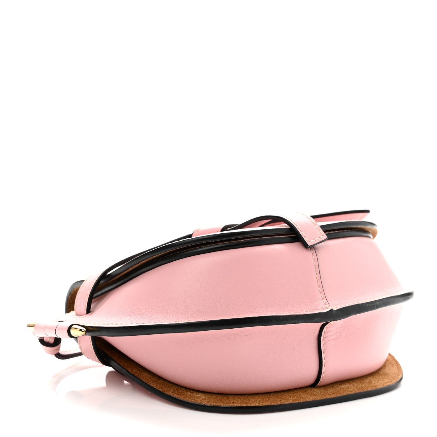 Calfskin Mini Gate Belt Bag Pastel Pink