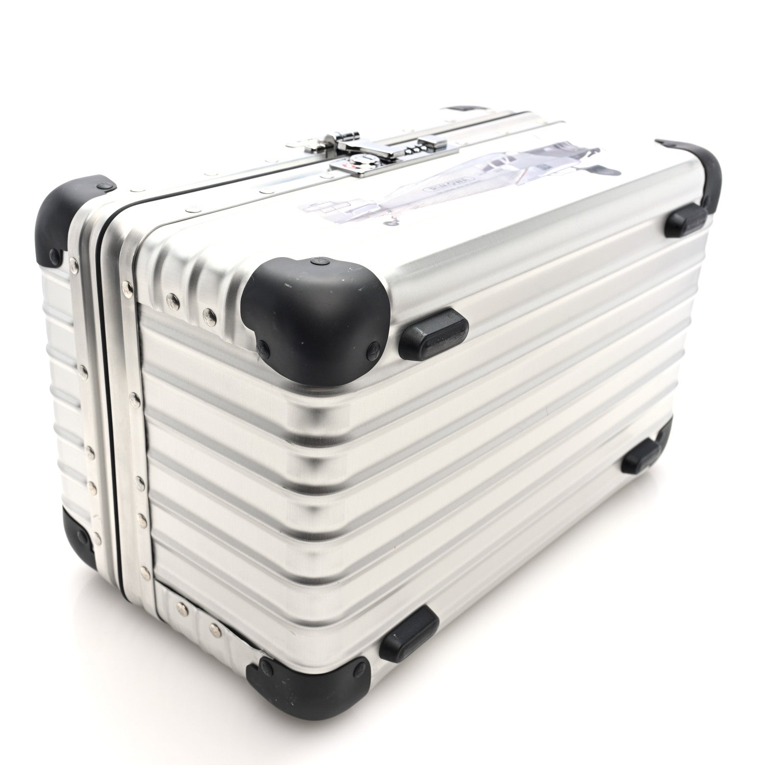 Aluminum F13 Collection Beauty Case Silver