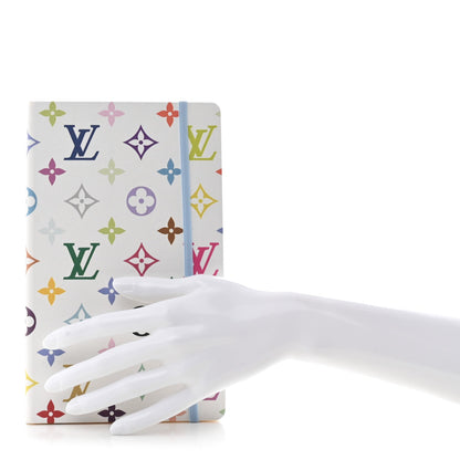 LV x TM Monogram Multicolor Jane Notebook MM White