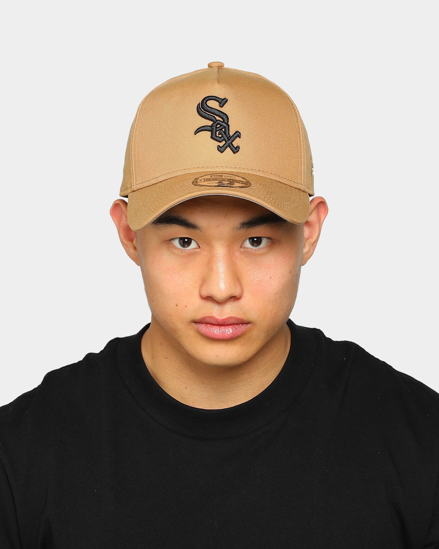 New Era Boston White Sox 9FORTY A-Frame Snapback Wheat