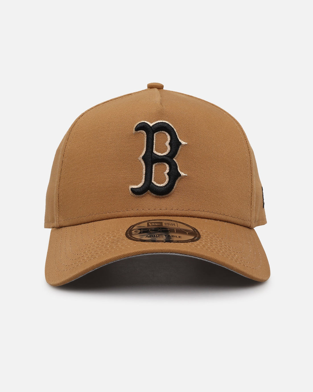 New Era Boston Red Sox 9FORTY A-Frame Snapback Wheat