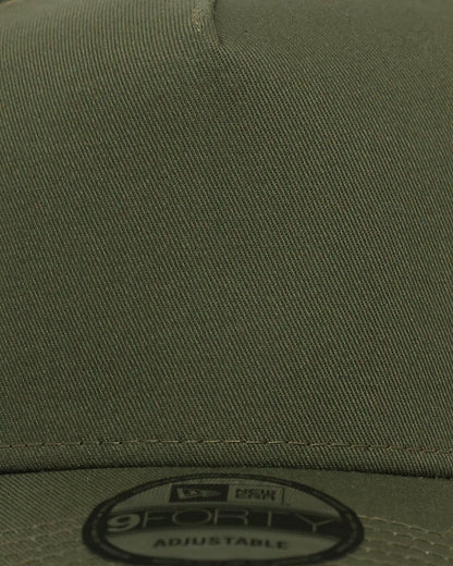 New Era 9FORTY A-Frame Snapback Olive/Black