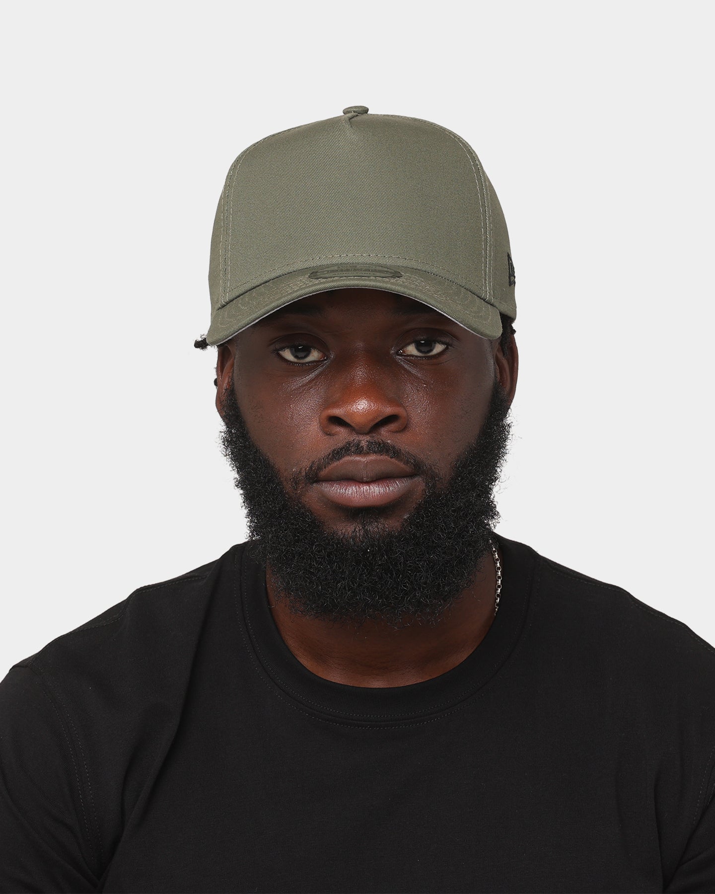 New Era 9FORTY A-Frame Snapback Olive/Black