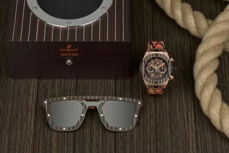 2024 HUBLOT H005 Grey-Gold-Black with Light Mirror Zeiss Lenses🔱