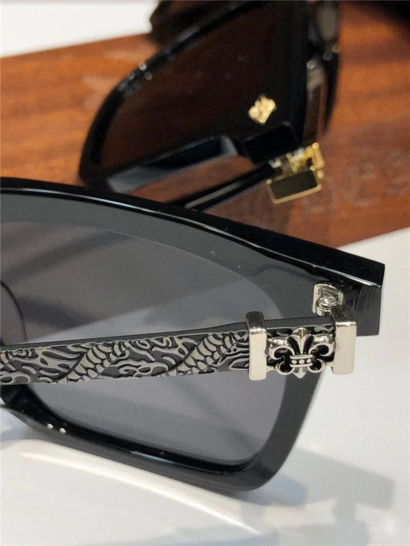 Chrome Hearts 8271 square-frame tinted sunglasses⚜️