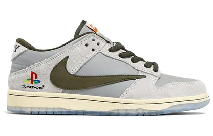Nike x Travis Scott x PlayStation Dunk Low ‘Grey White’