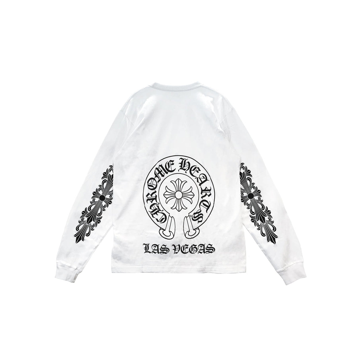 Chrome Hearts Las Vegas Exclusive Horseshoe White Long Sleeve Tee Main image