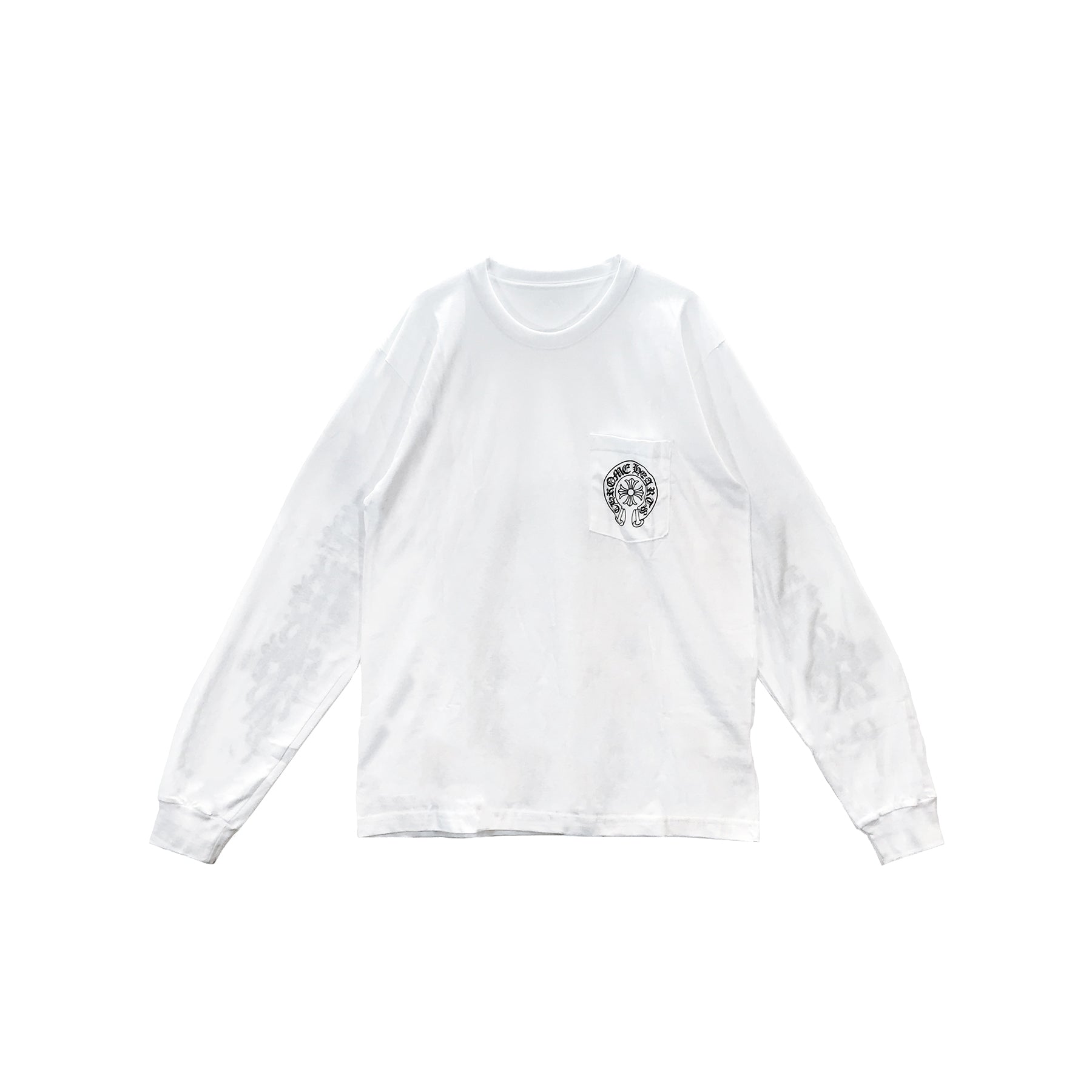 Chrome Hearts Las Vegas Exclusive Horseshoe White Long Sleeve Tee Secondary image