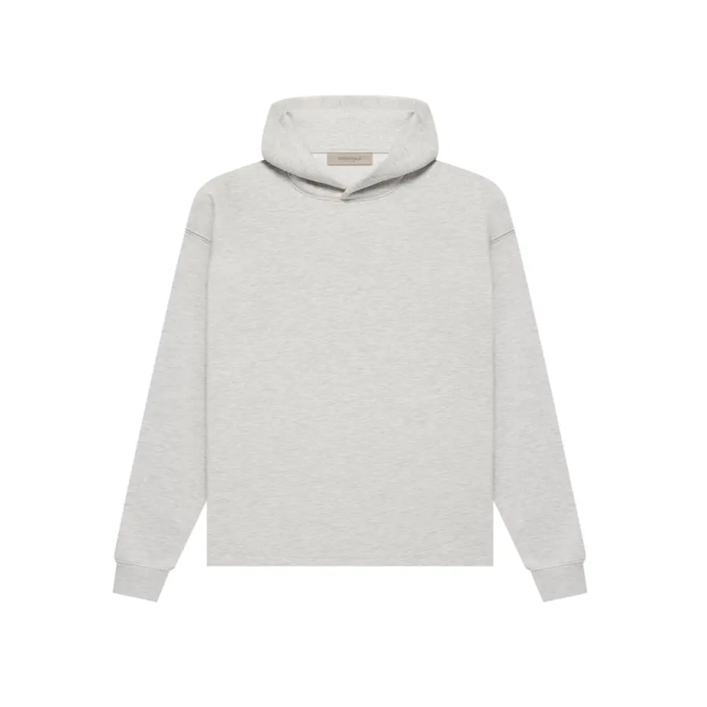 Essentials Hoodie Light Oatmeal Relaxed Gris Clair Fear Of God