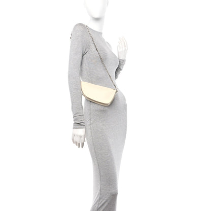 Calfskin Micro Shield Sling Bag Pearl