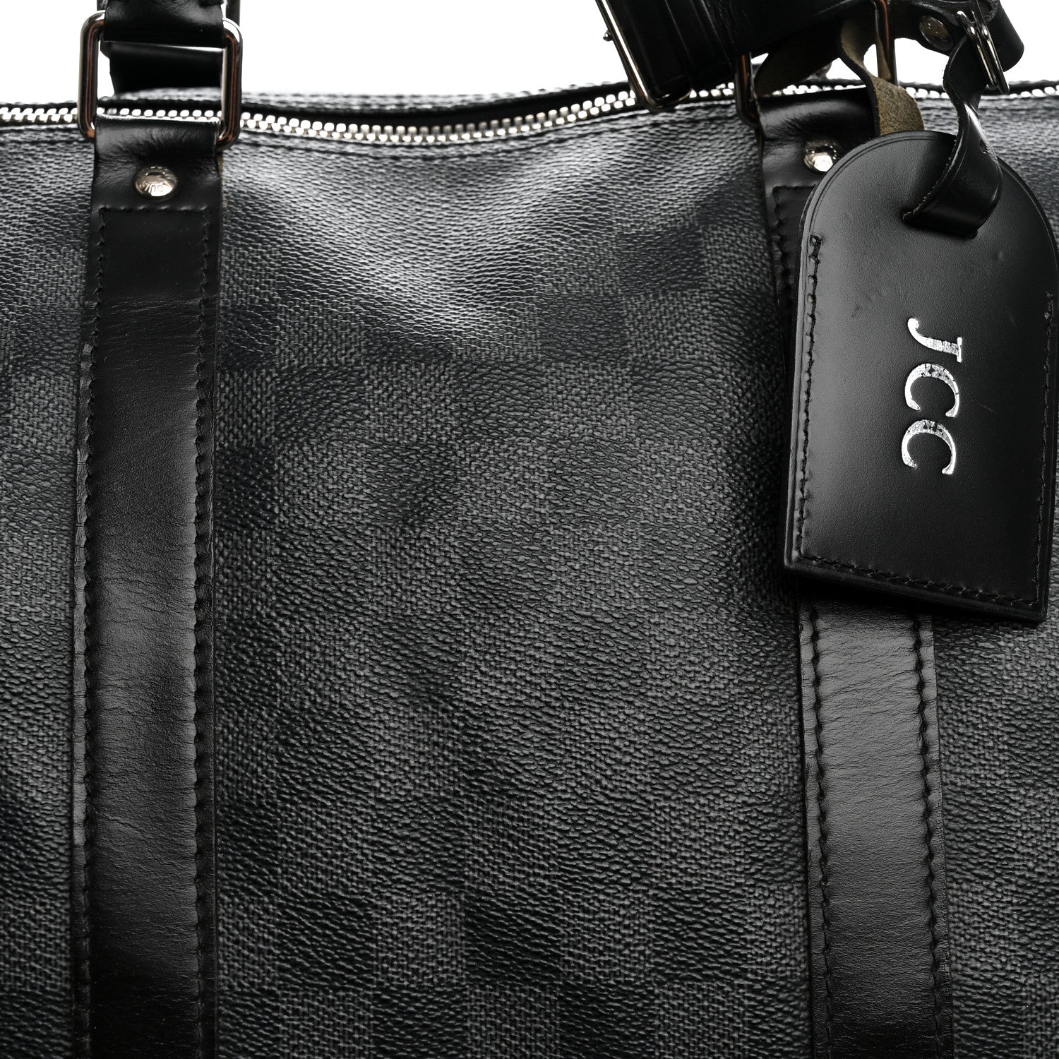 Damier Graphite Keepall Bandouliere 55