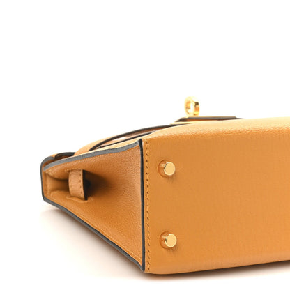 Chevre Chamkila Mini Kelly Sellier 20 Jaune D&