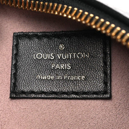 Lambskin Embossed Monogram Coussin PM Black