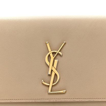 Grain De Poudre Classic Monogram Cassandre Clutch Nude