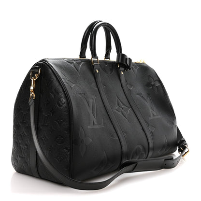 Empreinte Monogram Giant Keepall Bandouliere 45 Black Black