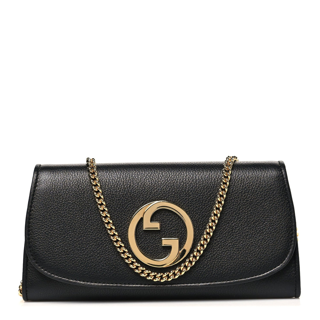 Roxy Calfskin Blondie Continental Chain Wallet Black