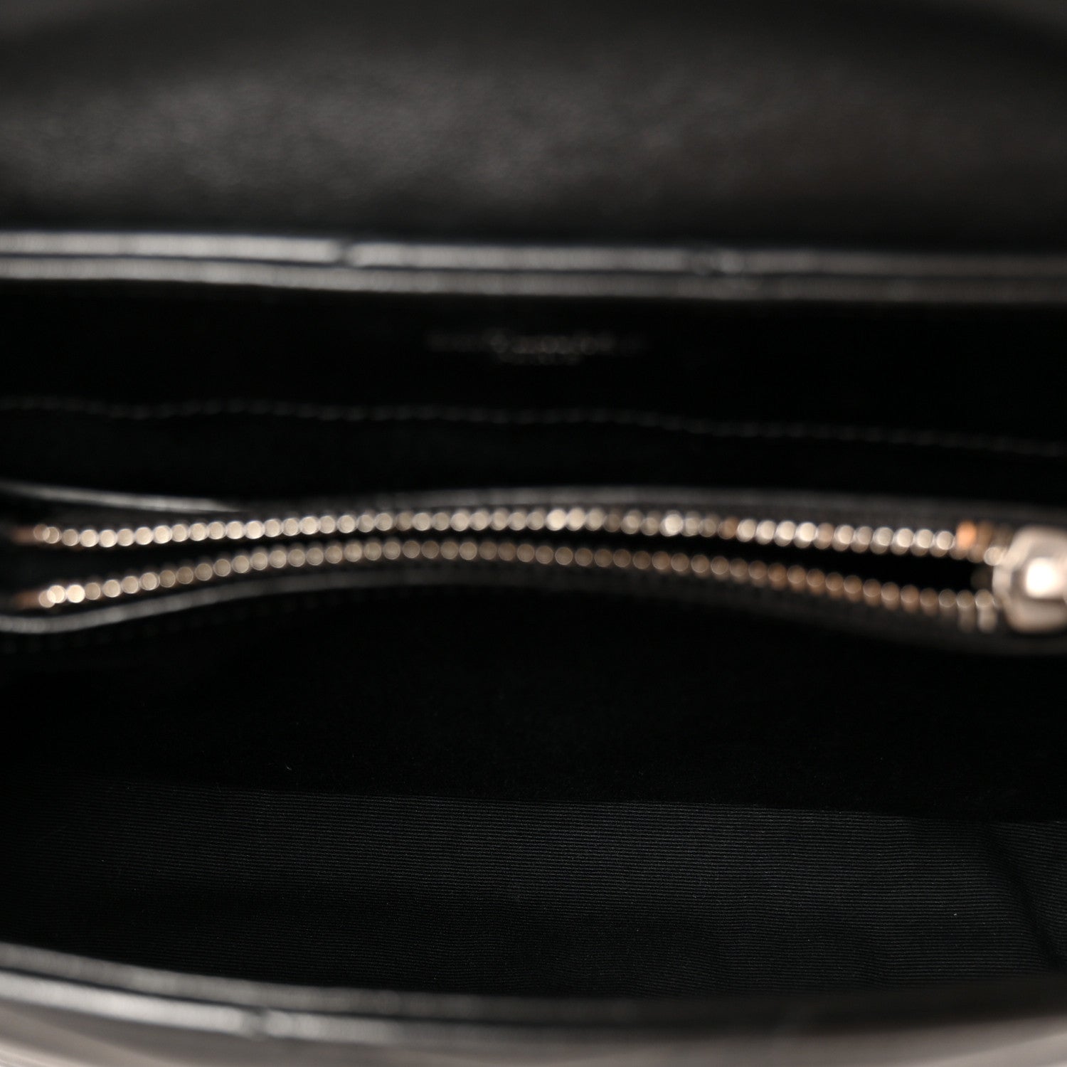 Calfskin Y Quilted Monogram Small Loulou Crossbody Bag Black